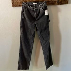 Pacsun high waisted painters pants- light black/gray size 28. New with tags.